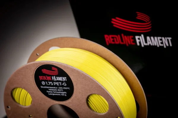 Redline Filament – PETG Schwefelgelb – Bild 2