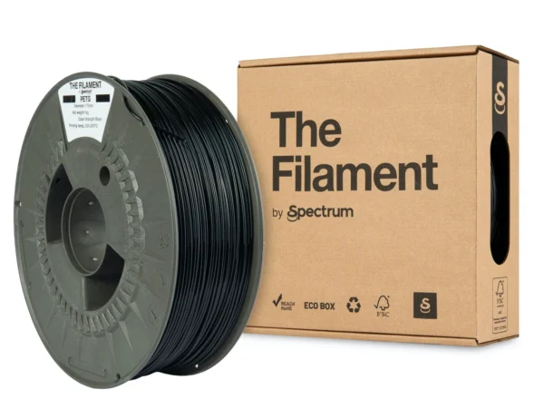 The Filament PETG - MIDNIGHT BLACK - 1kg - 1,75mm